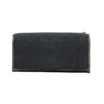 Gucci Portafoglio GG e Pelle Nera