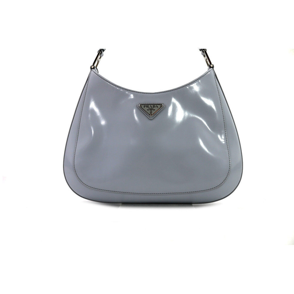 Prada Cleo Pelle Spazzolata Fiordaliso