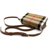 Burberry Tracollina Pelle Marrone