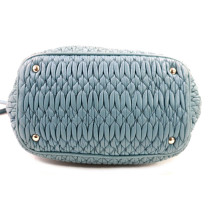 Miu Miu Shopping Matelasse Pelle Azzurra