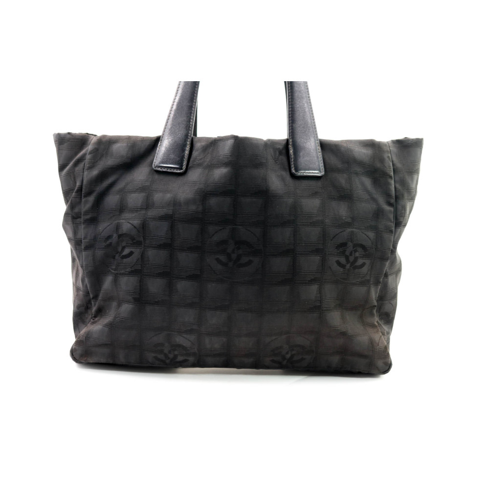Chanel Tote MM New Travel Nylon Nero