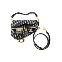 Dior Saddle Blue Canvas