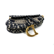 Dior Saddle Blue Canvas