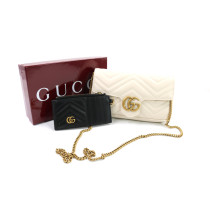 Gucci Marmont White Leather
