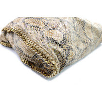 Stella McCartney Falabella Due Catene Tote Stampa Pitonata