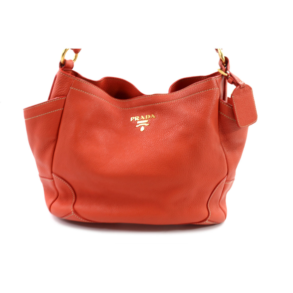 Prada Shopping Pelle Arancio
