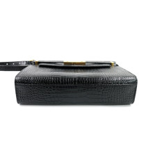 Saint Laurent Manhattan M Pelle Stampa Cocco Nera