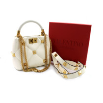 Valentino RomanStud White Leather