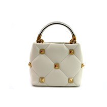 Valentino RomanStud White Leather