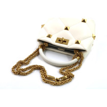 Valentino RomanStud White Leather