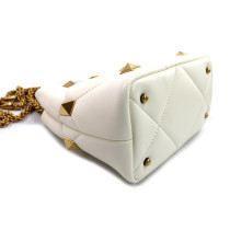 Valentino RomanStud White Leather