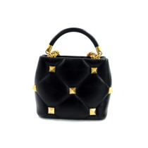 Valentino RomanStud Black Leather