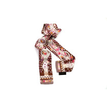Louis Vuitton Foulard Seta Rosa e Marrone