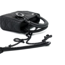 Dior Lady Mini ultraopaca Pelle Nera