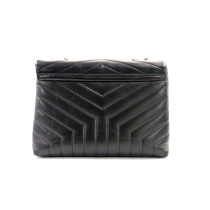 Saint Laurent Lou Lou Media Pelle Nera