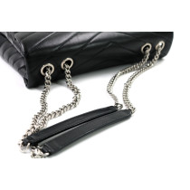 Saint Laurent Lou Lou Media Pelle Nera