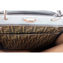 Fendi Peekaboo Pelle Grigia