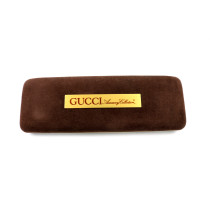 Gucci Penna A Sfera Metallo Marrone