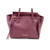 Ferragamo Shopping Pelle Viola