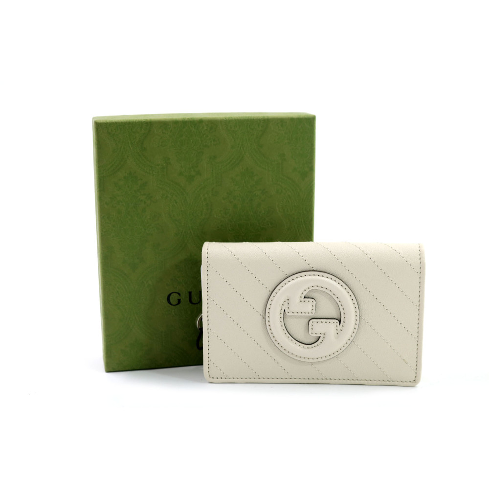 Gucci Portafoglio Pelle Bianca