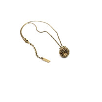 Saint Laurent Collana Acciaio Argento