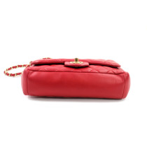 Chanel Tracolla Pelle Rossa