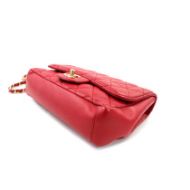 Chanel Tracolla Pelle Rossa