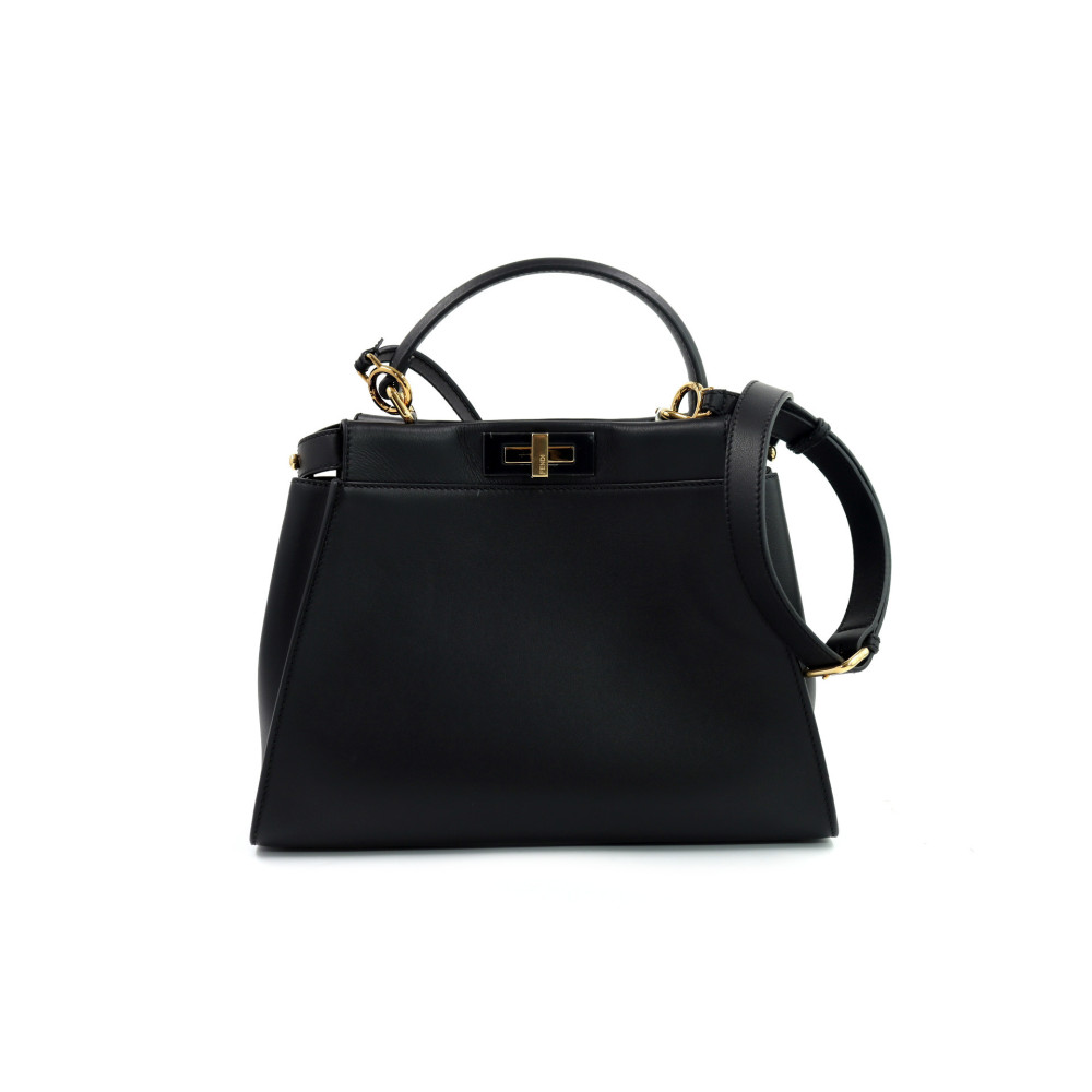 Fendi Peekaboo Cuir Noir
