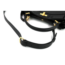 Fendi Peekaboo Schwarzes Leder