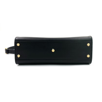 Fendi Peekaboo Schwarzes Leder