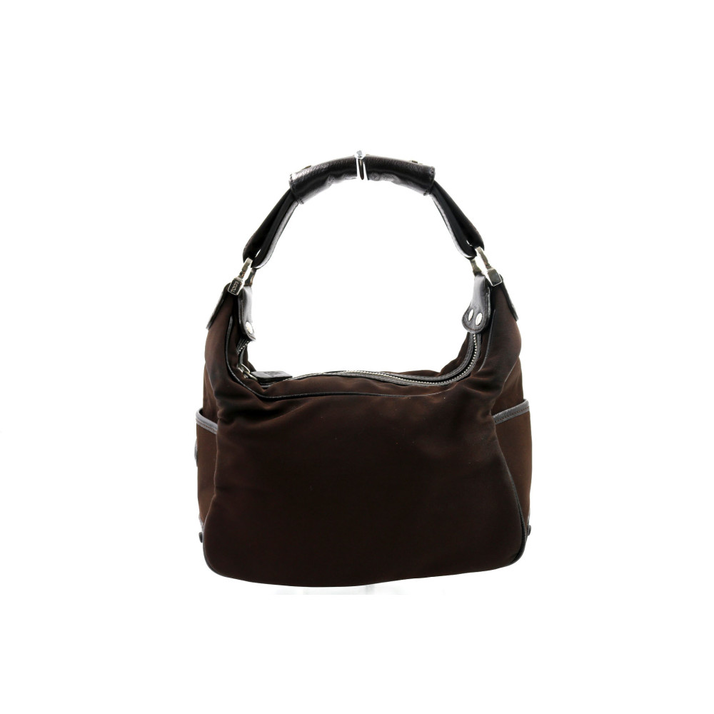 Tod's Hobo Tessuto Marrone