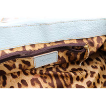 Dolce & Gabbana Shopping Pelle Turchese