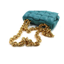 Bottega Veneta Cassette Pelle Turchese