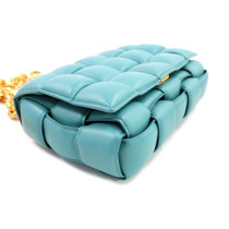 Bottega Veneta Cassette Pelle Turchese