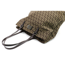 Fendi Tote Bag Vintage Zucchino Marrone