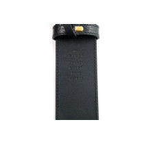 Gucci Cintura 80 GG opaca pelle nera