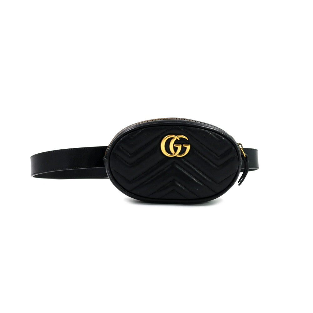 Gucci Marsupio Marmont Pelle Nera