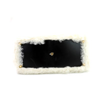 Fendi Sunshine Large Baby Lana Mohair e Pelle Bianca