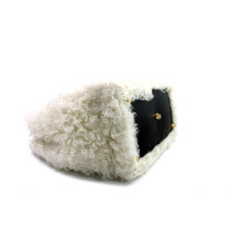 Fendi Sunshine Large Baby Lana Mohair e Pelle Bianca