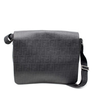 Fendi Messenger Tela Nero Grigio