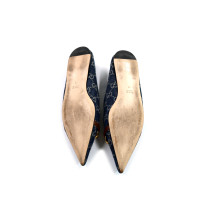 Gucci Scarpe Tessuto Blu Jeans