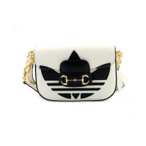 Gucci Per Adidas Horsebit 1955 Pelle Bianca