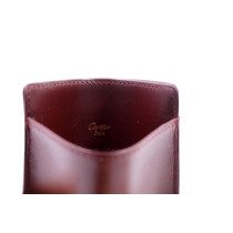 Cartier Portacarte Pelle Bordeaux