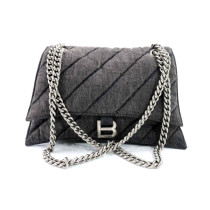 Balenciaga Crush Medium Denim Grigio