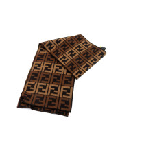 Fendi Sciarpa Lana Marrone