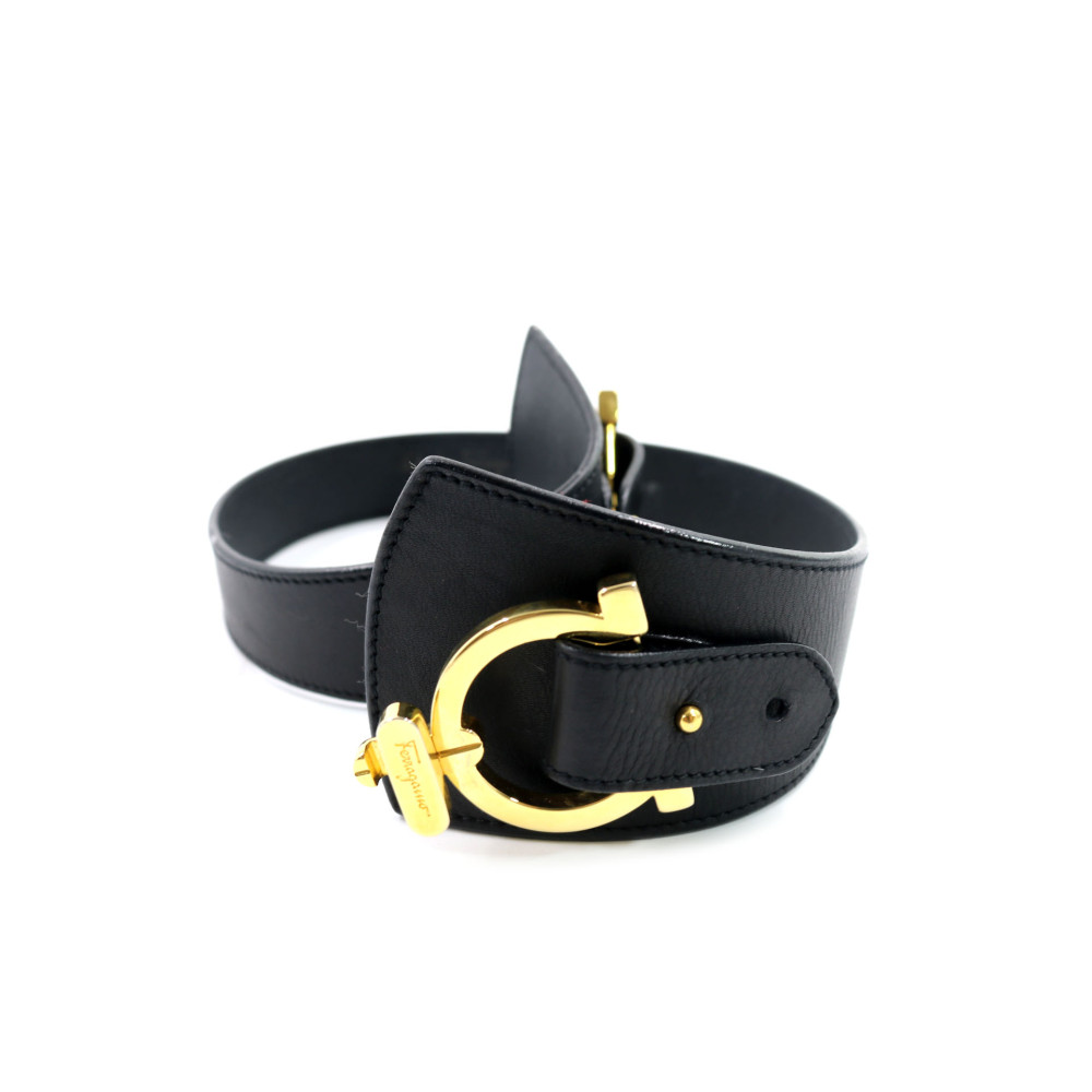 Ferragamo Cintura Pelle Nera