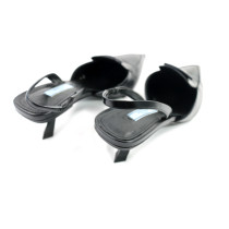 Prada Sling Back Scarpa Pelle Nera