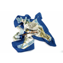 Hermes Foulard n° 4 l'Hiver Seta Multicolor