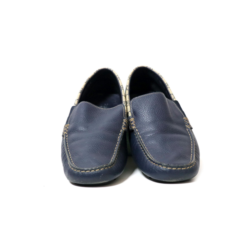 Gucci Mocassini Pelle Blu Scuro