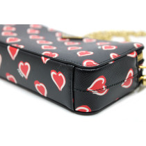 Prada Woc Saffiano Nero e Rosso